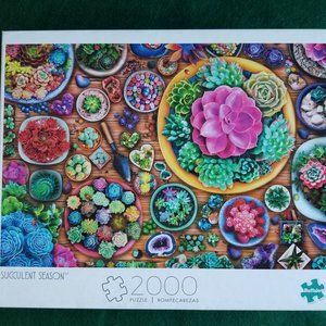 Succulent Season - 2000 Piece Buffalo Puzzle